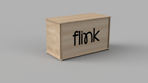 Knockdown Counter desk, reception or stall